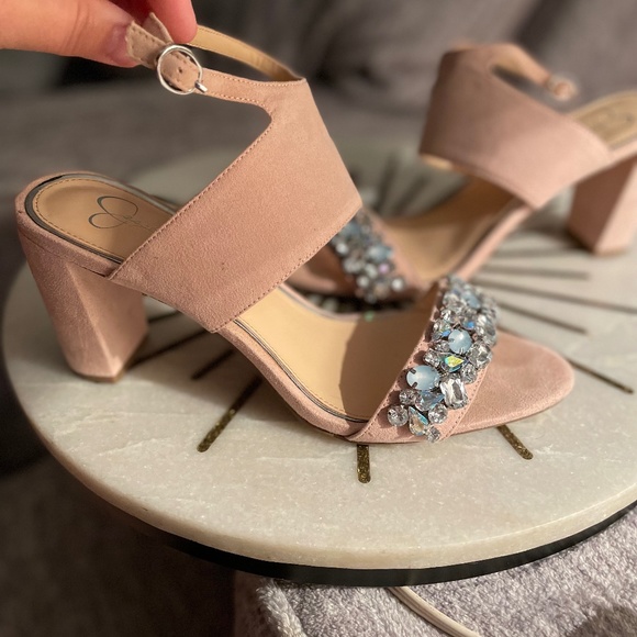 Jessica Simpson Shoes - Jeweled heeled sandal